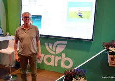 Mario Stolwijk van Varb, een online handelsplatform waar veel boomkwekers, uit Zundert maar ook van ver daarbuiten, gebruik van maken.